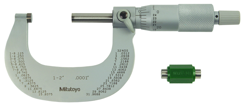 1-2" MICROMETER - Caliber Tooling