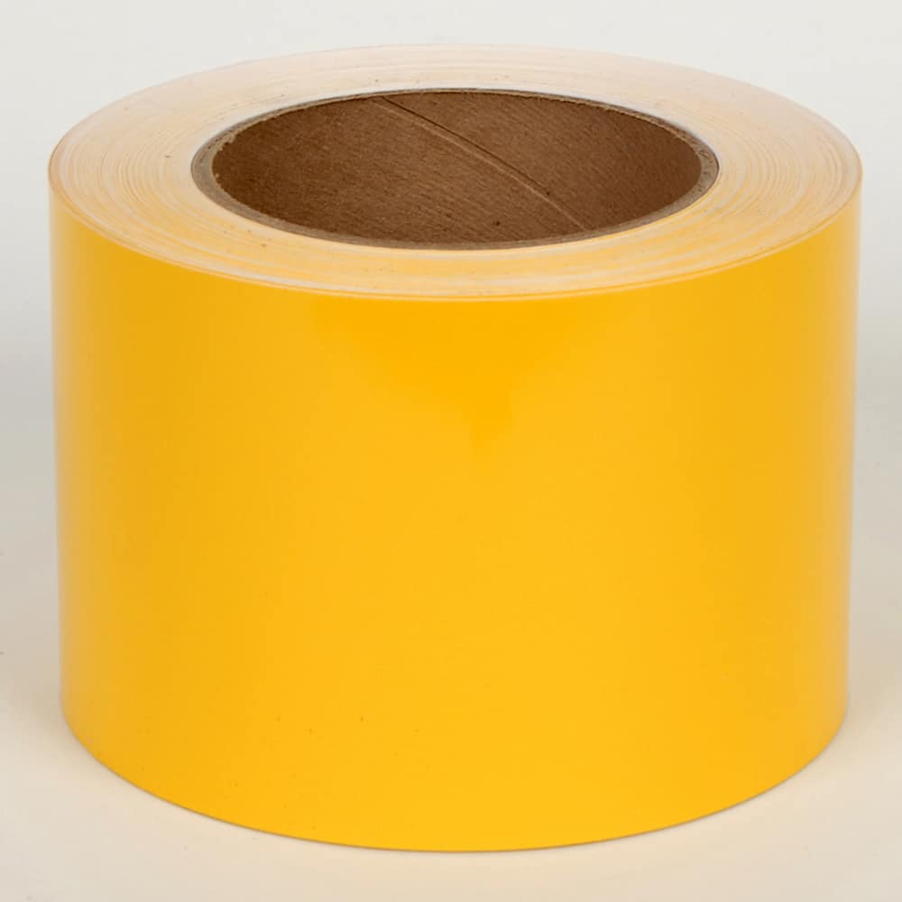 Cobra Systems - Labels, Ribbons & Tapes; Type: Vinyl Tape ; Color: Yellow ; For Use With: VNM8 ; Width (Inch): 5 ; Length (Feet): 150 ; Material: Vinyl - Exact Industrial Supply