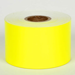 Cobra Systems - Labels, Ribbons & Tapes; Type: Vinyl Tape ; Color: Yellow ; For Use With: VNM4PRO ; Width (Inch): 3 ; Length (Feet): 75 ; Material: Vinyl - Exact Industrial Supply