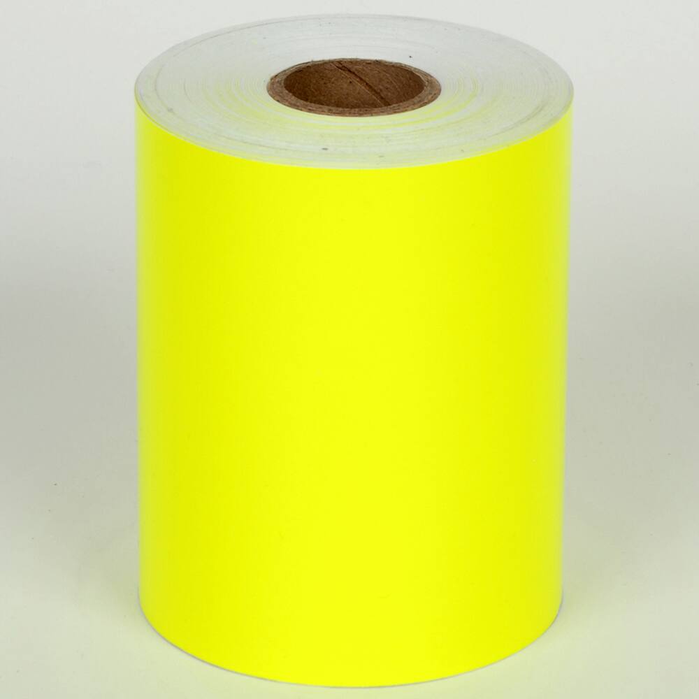 Cobra Systems - Labels, Ribbons & Tapes; Type: Vinyl Tape ; Color: Yellow ; For Use With: VNM8 ; Width (Inch): 8 ; Length (Feet): 75 ; Material: Vinyl - Exact Industrial Supply