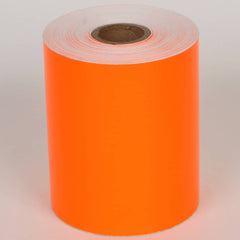 Cobra Systems - Labels, Ribbons & Tapes; Type: Vinyl Tape ; Color: Orange ; For Use With: VNM8 ; Width (Inch): 6 ; Length (Feet): 75 ; Material: Vinyl - Exact Industrial Supply