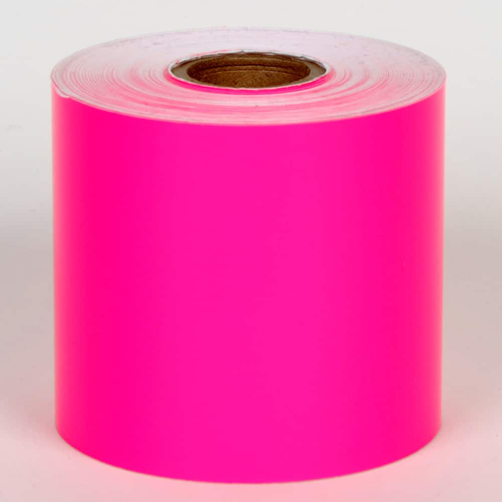 Cobra Systems - Labels, Ribbons & Tapes; Type: Vinyl Tape ; Color: Pink ; For Use With: VNM8 ; Width (Inch): 6 ; Length (Feet): 75 ; Material: Vinyl - Exact Industrial Supply