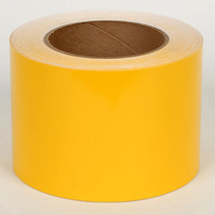 Cobra Systems - Labels, Ribbons & Tapes; Type: Vinyl Tape ; Color: Yellow ; For Use With: VNM8 ; Width (Inch): 8 ; Length (Feet): 150 ; Material: Vinyl - Exact Industrial Supply