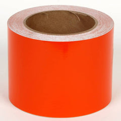 Cobra Systems - Labels, Ribbons & Tapes; Type: Vinyl Tape ; Color: Orange ; For Use With: VNM8 ; Width (Inch): 7 ; Length (Feet): 75 ; Material: Vinyl - Exact Industrial Supply