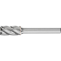 PFERD - SB-3, 3/8" Cut Diam, 1/4" Shank Diam, Carbide End Cut Aluma Cut Cylinder with End Cut Burr - Exact Industrial Supply