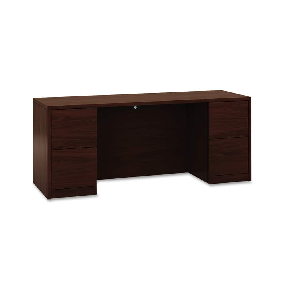 Hon - Credenzas; Type: Credenza ; Number of Drawers: 4.000 ; Length (Inch): 72 ; Height (Inch): 29-1/2 ; Depth (Inch): 24 ; Color: Mahogany - Exact Industrial Supply