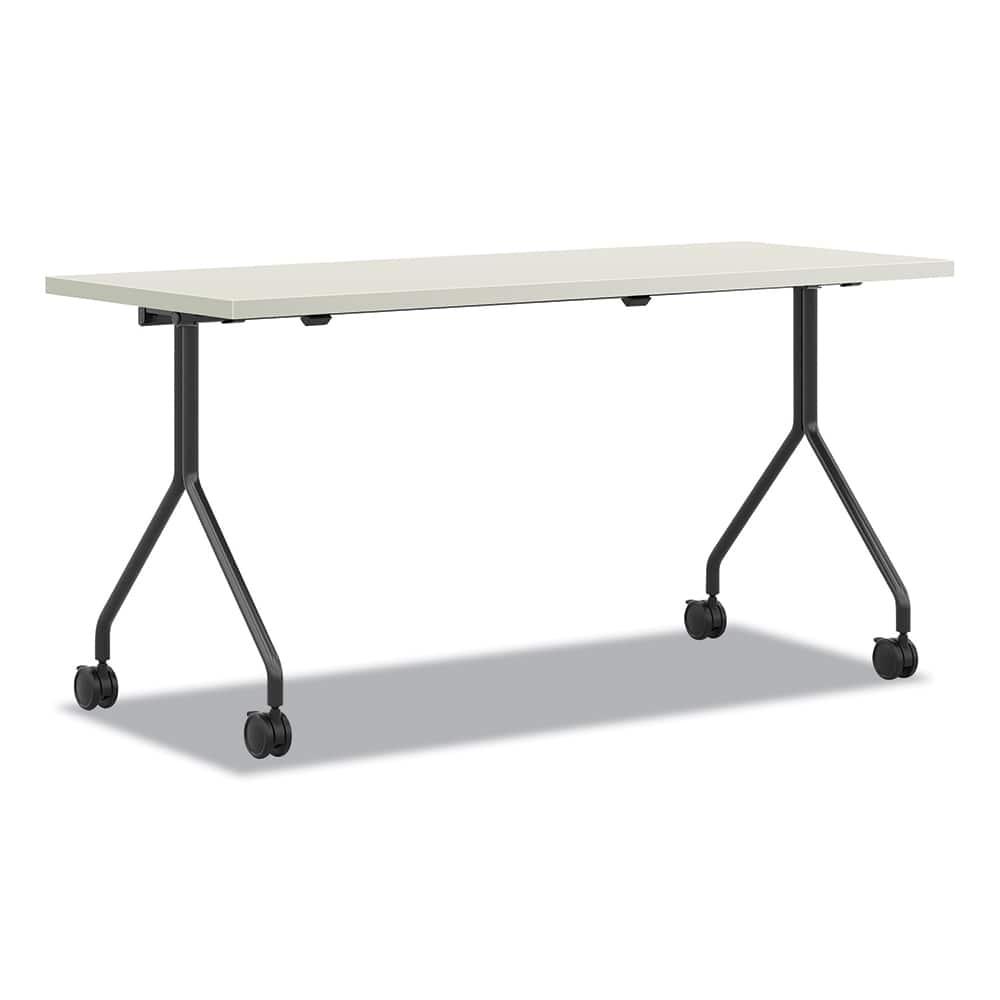 Hon - Stationary Tables; Type: Utility ; Material: High-Pressure Laminate ; Color: Black ; Height (Inch): 29 ; Length (Inch): 24 ; Width (Inch): 48 - Exact Industrial Supply