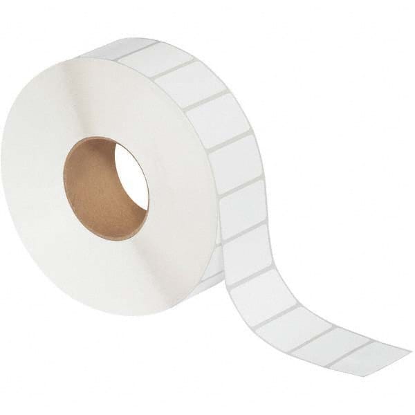 Value Collection - Pack of 4 Rolls, 5,087 Labels per Roll, 2-1/4" x 1-1/4" White Topcoated Facestock Thermal Labels - Caliber Tooling