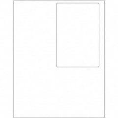 Tape Logic - Pack of (100) 4" x 6" White Paper Laser Labels - Caliber Tooling