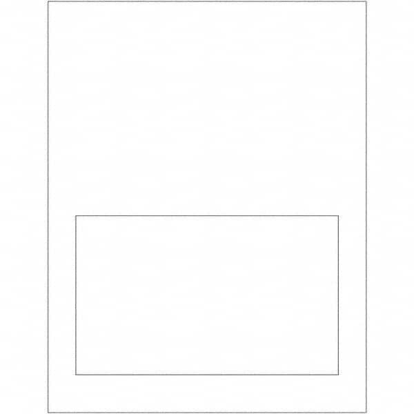 Tape Logic - Pack of (100) 7" x 4-1/4" White Paper Laser Labels - Caliber Tooling