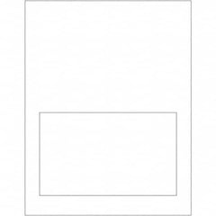 Tape Logic - Pack of (100) 7" x 4-1/4" White Paper Laser Labels - Caliber Tooling