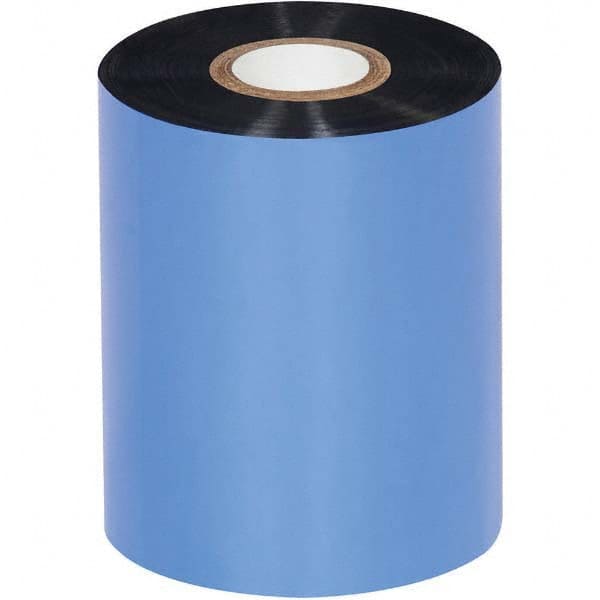 Value Collection - 3-1/2" x 1476' Black Wax/Resin Thermal Transfer Ribbon - Caliber Tooling