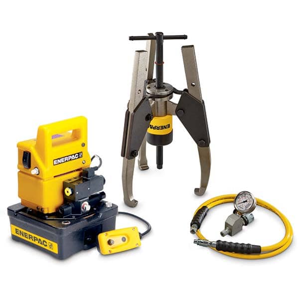 Enerpac - Puller & Separator Sets Type: Hydraulic Puller Set Maximum Spread (Inch): 25.59375 - Caliber Tooling