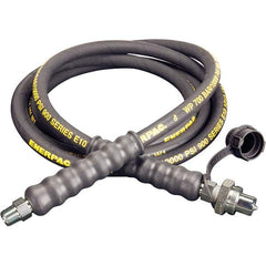 Hydraulic Pump Hose; Inside Diameter (Inch): 0.375; Hose Length (Feet): 10.00; Hose Material: Rubber Coated, Steel Wire Braid; Pressure Rating: 10000; End One: 3/8 NPT; Opposite Hose End: CH-604; Color: Black