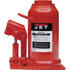 Jet - Manual Bottle, Screw, Ratchet & Hydraulic Jacks Type: Hydraulic Jack Load Capacity (Ton): 12-1/2 (Inch) - Caliber Tooling