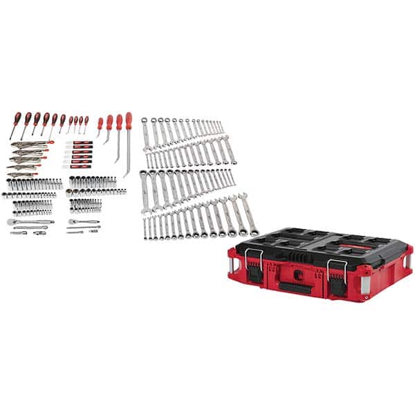 Milwaukee Tool - Combination Hand Tool Sets Tool Type: Mechanic's Tool Set Number of Pieces: 191.000 - Caliber Tooling