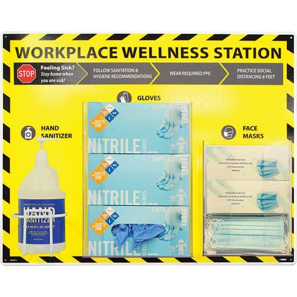 NMC - PPE Dispensers Type: Wellness Station Mount: Table/Wall - Caliber Tooling