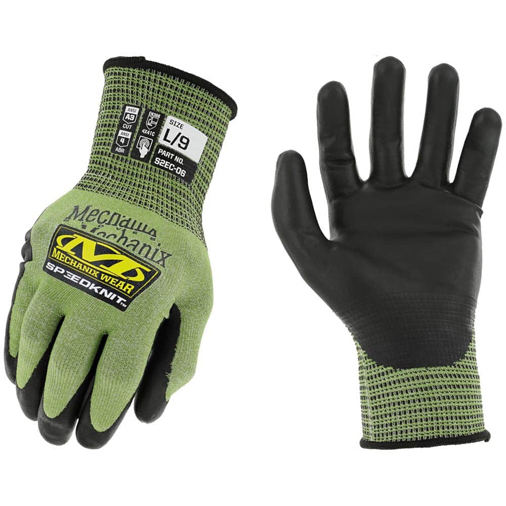 Mechanix Wear - Cut & Puncture Resistant Gloves; Type: Cut Resistant ; ANSI/ISEA Cut Resistance Level: A3 ; ANSI/ISEA Abrasion Resistance Level: 4 ; Coated Area: Palm ; Material Type: HPPE ; Coating Material: Urethane - Exact Industrial Supply