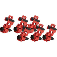 Brady - Pack of 50 Single-Pole Circuit Breaker Lockouts - Caliber Tooling