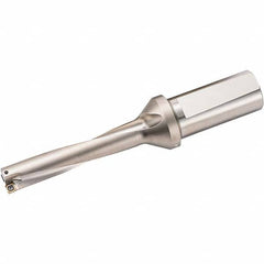 Kyocera - 5.5118" Max Drill Depth, 4xD, 1.4" Diam, Indexable Insert Drill - Caliber Tooling