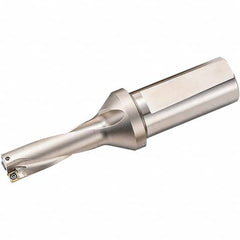 Kyocera - 109.55mm Max Drill Depth, 3xD, 36.53mm Diam, Indexable Insert Drill - Caliber Tooling