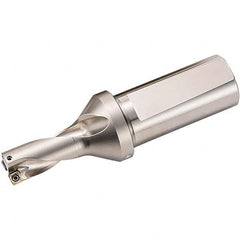 Kyocera - 133.35mm Max Drill Depth, 4xD, 33.35mm Diam, Indexable Insert Drill - Caliber Tooling