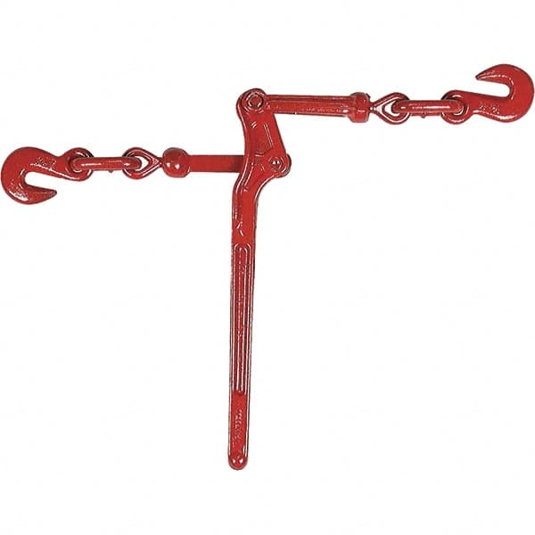 Campbell - 6,600 Lb Load Capacity Ratchet Loadbinder - 3/8" Max Chain Size, 8" Take Up, Chain Grade 70 - Caliber Tooling