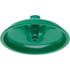 Haws - 11" Long x 11" Wide x 4" High, Plastic Plumbed Wash Station Showerhead - Green Matting - Caliber Tooling