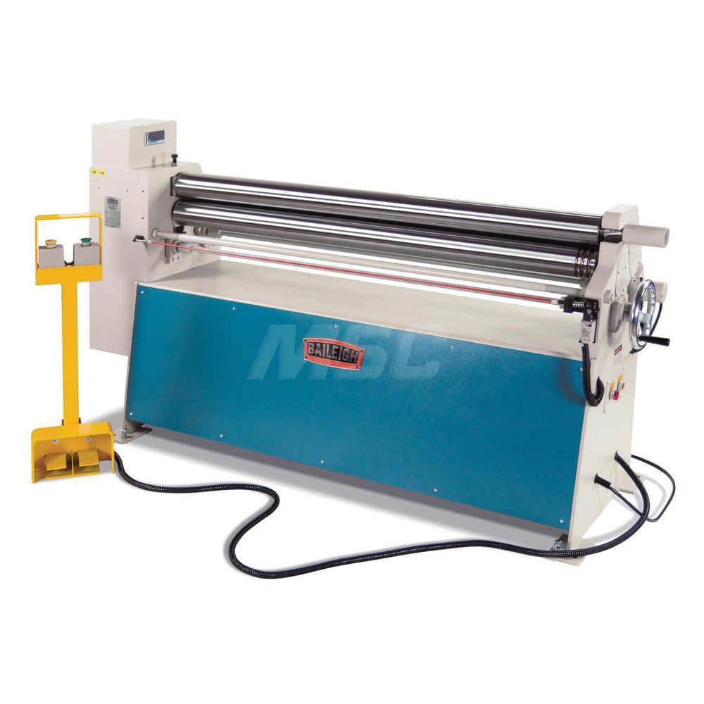 Slip Rolls; Machine Type: Floor; Power Type: Hydraulic; Maximum Forming Width (Inch): 60; Maximum Mild Steel Capacity (Decimal Inch): 0.0750; Maximum Mild Steel Capacity (Gauge): 14; Minimum Forming Radius (Inch): 5-1/4; Phase: 1; Horsepower (HP): 2; Volt