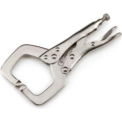 Locking Plier: 6'' OAL, C-Clamp Jaw