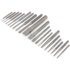 Punch and Chisel Set, 20-Piece (Center, Solid, Pin, Chisel)