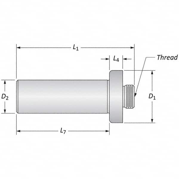 Allied Machine and Engineering - Boring Head Arbors, Shanks & Adapters Shank Type: Straight Shank Mount Type: Threaded Mount - Caliber Tooling