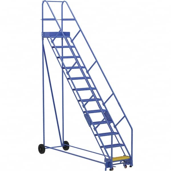 Vestil - 156" High 350 Lb Capacity 12 Step Ladder - Caliber Tooling