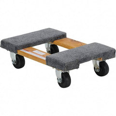 Vestil - 900 Lb Capacity Hardwood/Carpet Dolly - 18" Long x 12" Wide - Caliber Tooling