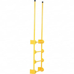 Vestil - 89-1/2" High 300 Lb Capacity 4 Step Fixed Ladder - Caliber Tooling