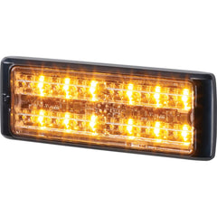 Federal Signal Corp - Emergency Light Assemblies; Type: Warning ; Flash Rate: Variable ; Mount: Surface ; Color: Black; Amber; White ; Power Source: 12-24V DC ; Overall Height (Decimal Inch): 1.9000 - Exact Industrial Supply