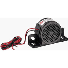 Federal Signal Corp - Emergency Light Assemblies; Type: Alarm ; Flash Rate: Single ; Mount: Permanent ; Color: Black ; Power Source: 12 Volt DC ; Overall Height (Decimal Inch): 2.6000 - Exact Industrial Supply
