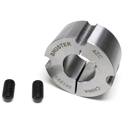 Shuster - 2-3/16" Bore, 5/8" Keyway Width x 5/16" Keyway Depth, Tapered Lock Sprocket Bushing - Exact Industrial Supply