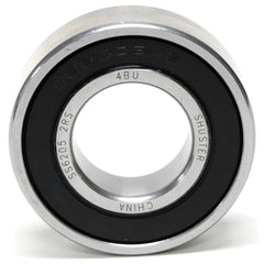 Shuster - SS6901 2RS, 12mm Bore Diam, 24mm OD, Double Seal Deep Groove Radial Ball Bearing - Exact Industrial Supply