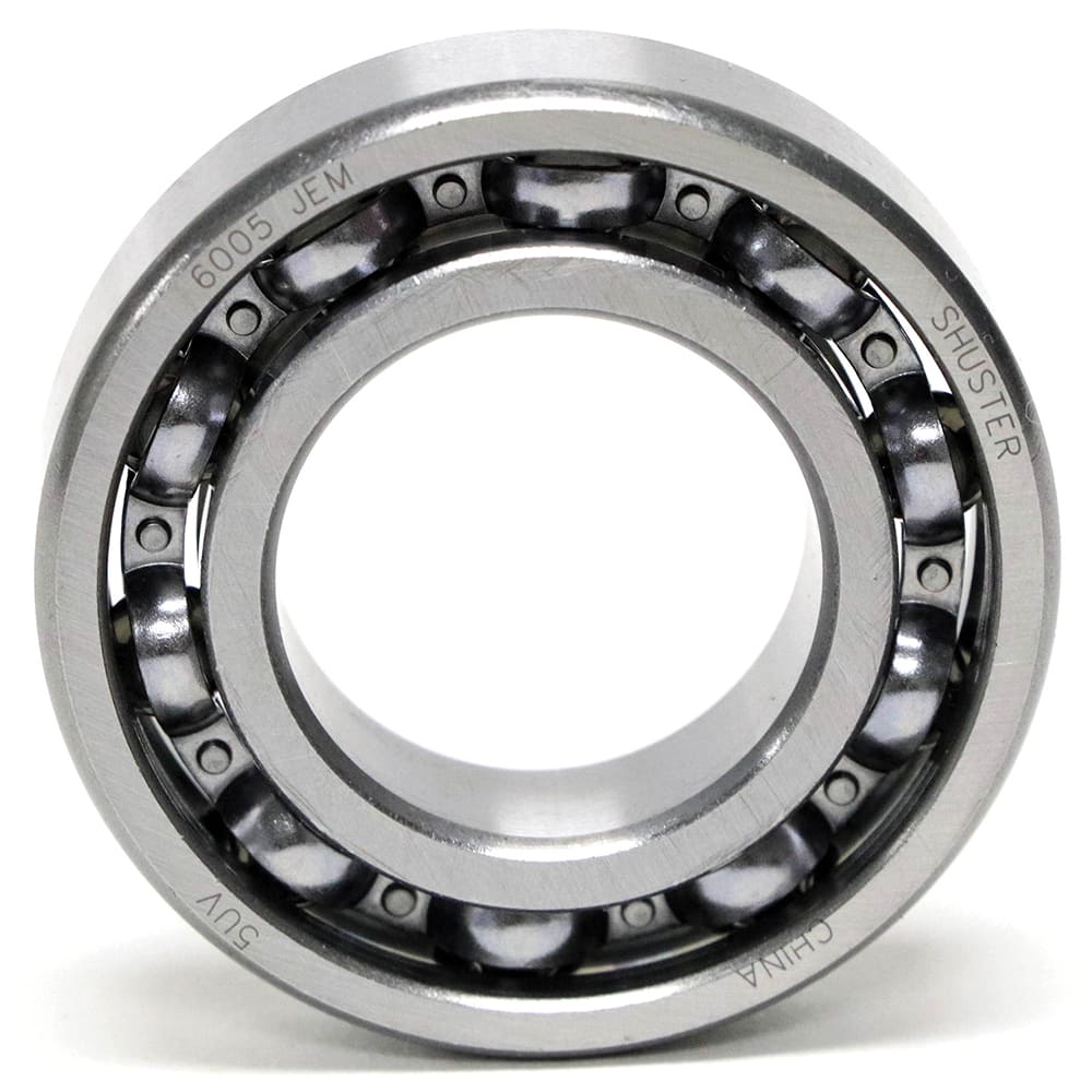 Shuster - 6006 JEM, 30mm Bore Diam, 55mm OD, Open Deep Groove Radial Ball Bearing - Exact Industrial Supply