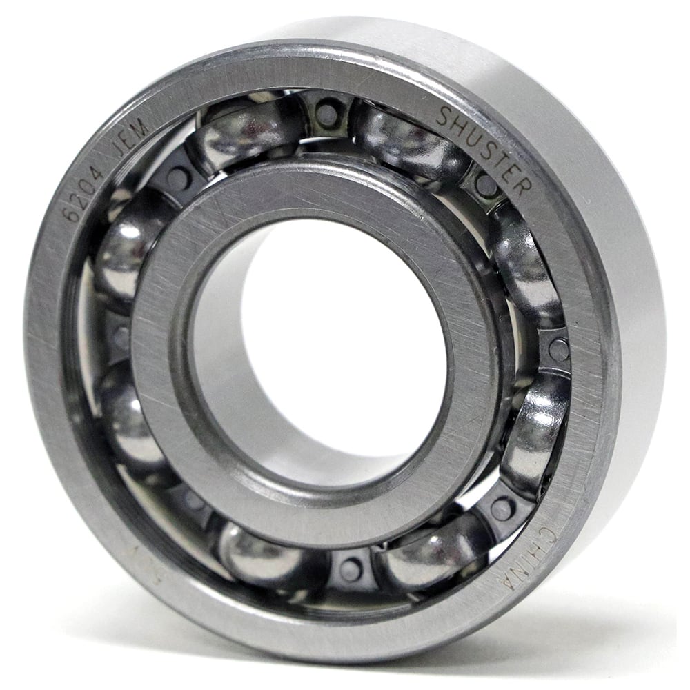 Shuster - 6205 JEM BULK, 25mm Bore Diam, 52mm OD, Open Deep Groove Radial Ball Bearing - Exact Industrial Supply