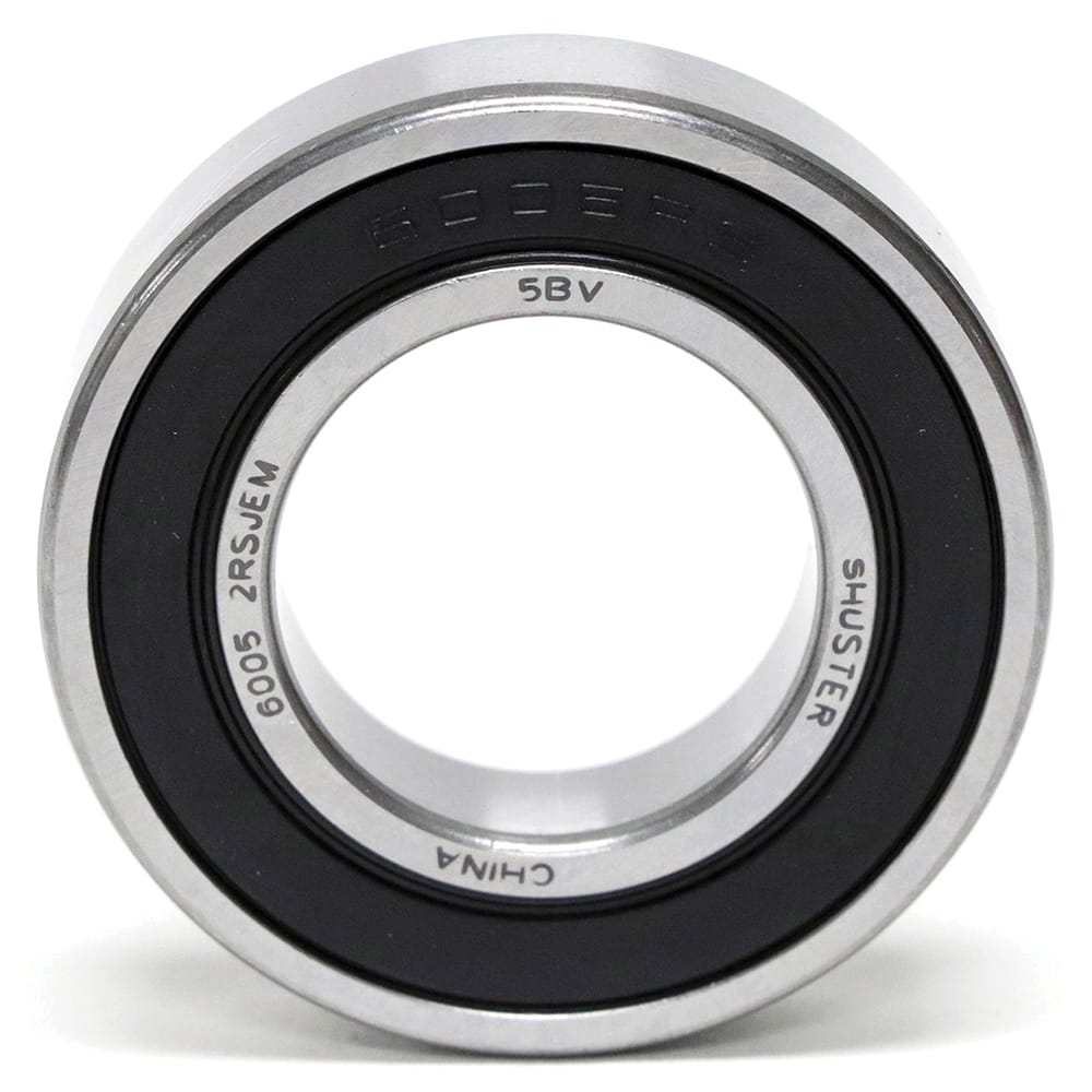 Shuster - 6004 2RS JEM, 20mm Bore Diam, 42mm OD, Double Seal Deep Groove Radial Ball Bearing - Exact Industrial Supply