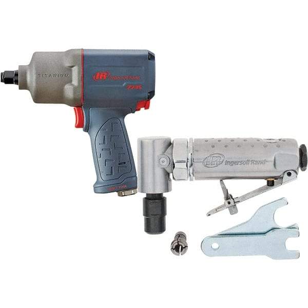 Ingersoll-Rand - Air Impact Wrenches & Ratchets   Drive Size: 1/2    Handle Type: Pistol Grip - Caliber Tooling