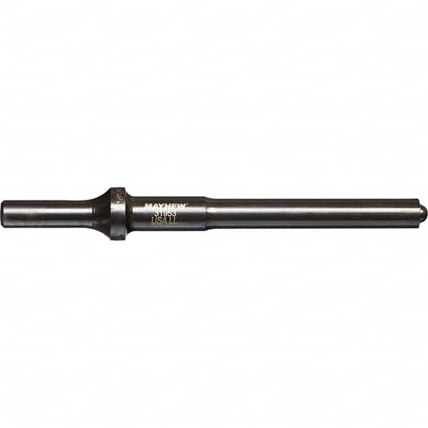 Mayhew - 7/16" Head Width, 6" OAL, Roll Pin Punch - Round Drive, Round Shank, Steel - Caliber Tooling