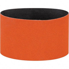 Dynabrade - 3-1/2" Wide x 15-1/2" OAL, 80 Grit, Ceramic Abrasive Belt - Ceramic, Coated, Y Weighted Cloth Backing, Wet/Dry - Caliber Tooling