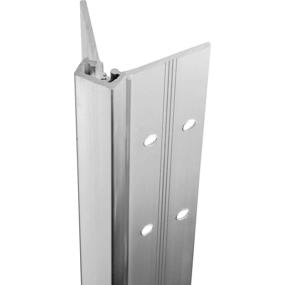 Stanley - Continuous Hinges; Type: Full Mortise ; Mount Type: Full Mortise ; Overall Length (Inch): 79; 79 ; Hinge Material: Aluminum ; Width (Decimal Inch): 4.0938 ; Thickness (Decimal Inch): 0.1120 - Exact Industrial Supply