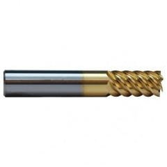 9/32 TuffCut SS 6 Fl High Helix Non-Center Cutting End Mill - Caliber Tooling