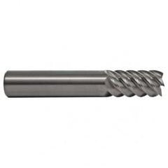 1/2 TuffCut SS 6 Fl High Helix Non-Center Cutting End Mill - Caliber Tooling