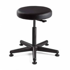 Bevco - Swivel & Adjustable Stools Type: Adjustable Backless Stool Base Type: Nylon - Caliber Tooling