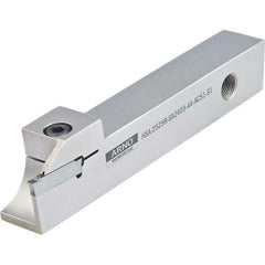Arno - 1.024" Max Depth, 0.079 to 2.047" Width, External Right Hand Indexable Grooving/Cutoff Toolholder - Caliber Tooling